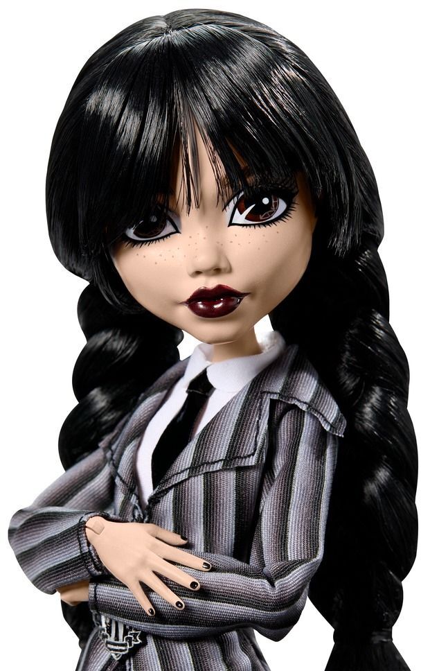 Коллекционная кукла Monster High Венздей в школьной форме (HXJ04) фото 4