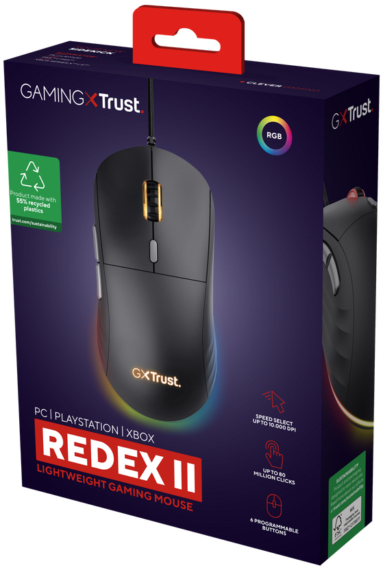 Игровая мышь Trust GXT 925 Redex II Black (25125_TRUST) фото 8