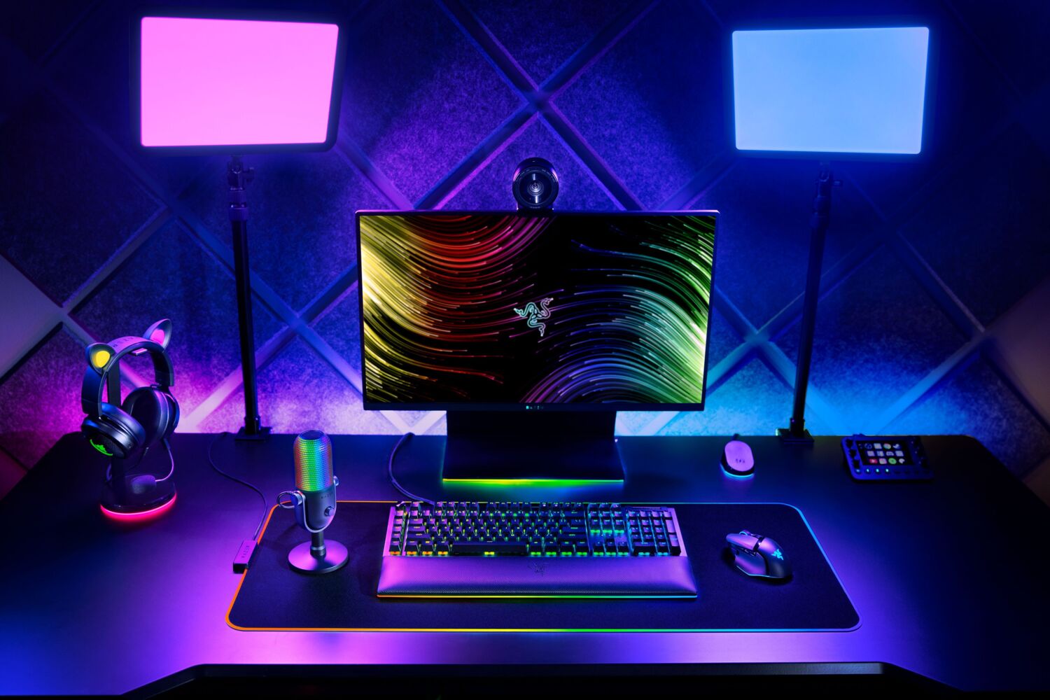 Микрофон Razer Seiren V3 Chroma Black (RZ19-05060100-R3M1) фото