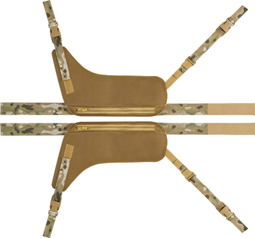 Защита внутренней части бедра Украинская Броня ITAM камуфляж фото 2