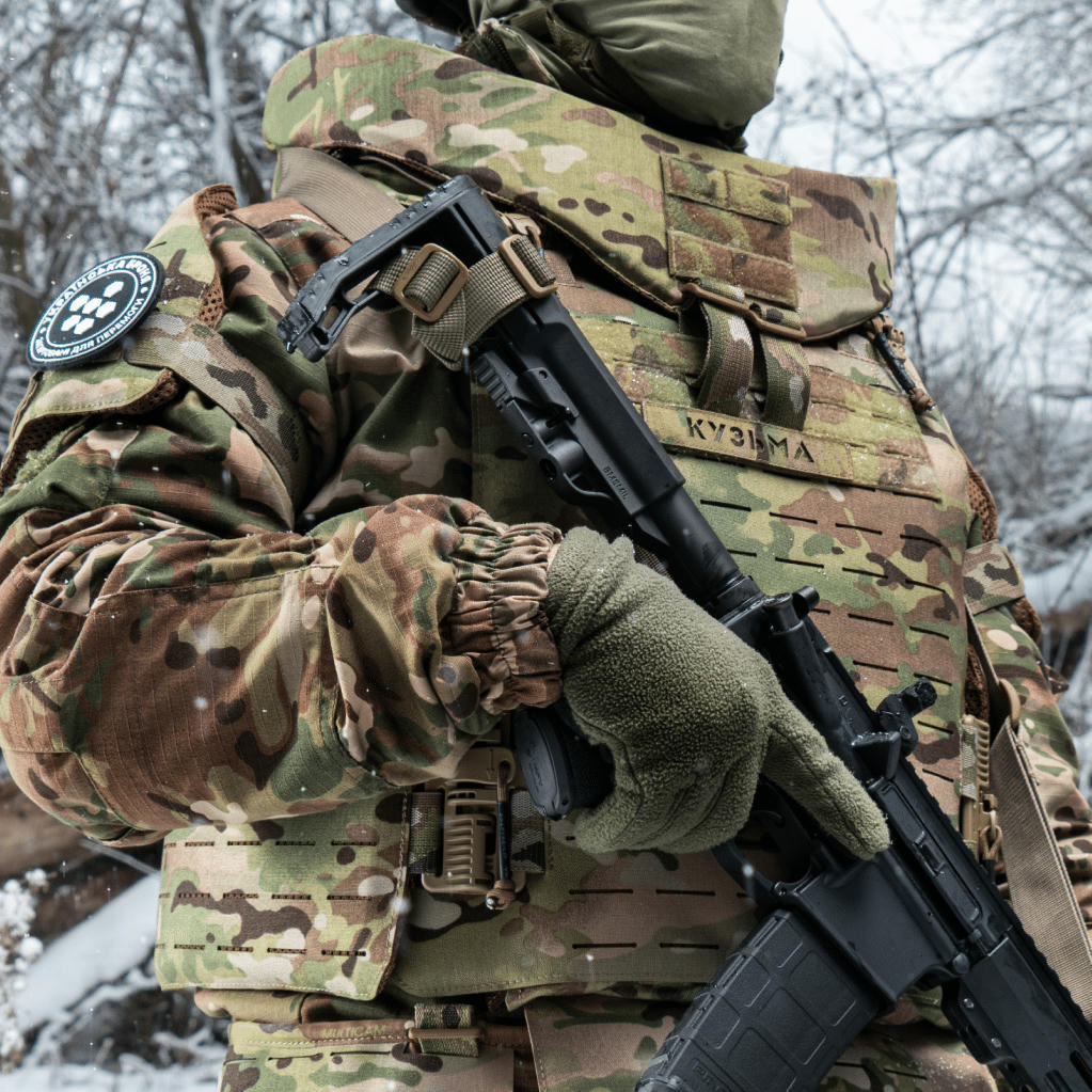Чоловічій анатомічний бронекостюм Українська Броня Буревій Laser Cut розмір M камуфляжфото8