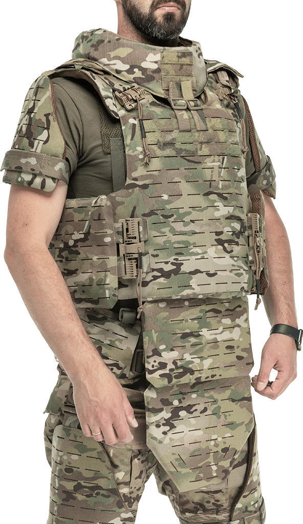 Чоловічій анатомічний бронекостюм Українська Броня Буревій Laser Cut розмір M камуфляжфото2