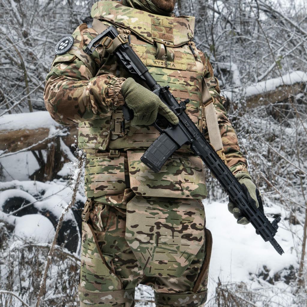 Чоловічій анатомічний бронекостюм Українська Броня Буревій Laser Cut розмір M камуфляжфото10