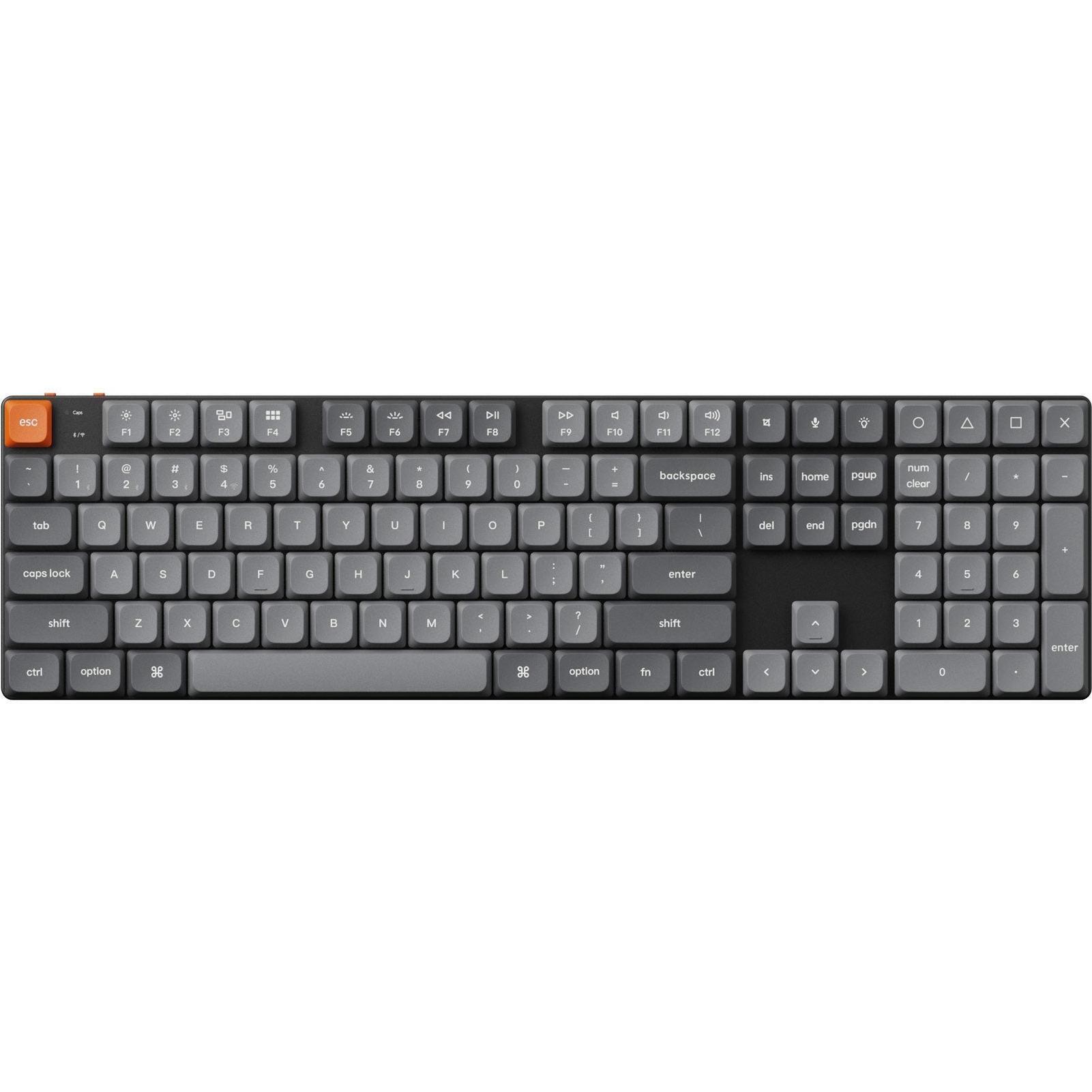 Клавиатура Keychron K5 Max 104Key, Gateron MX 2.0 Brown, WL/BT/USB-A, QMK, RGB, Black (K5M-B3-UA) фото 2