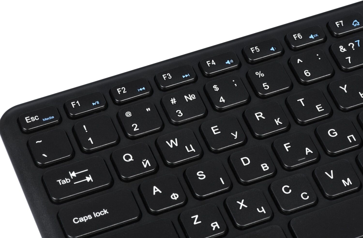 Клавіатура 2E KT100 78key, WL, EN/UK, Black (2E-KT100WB_UA)фото