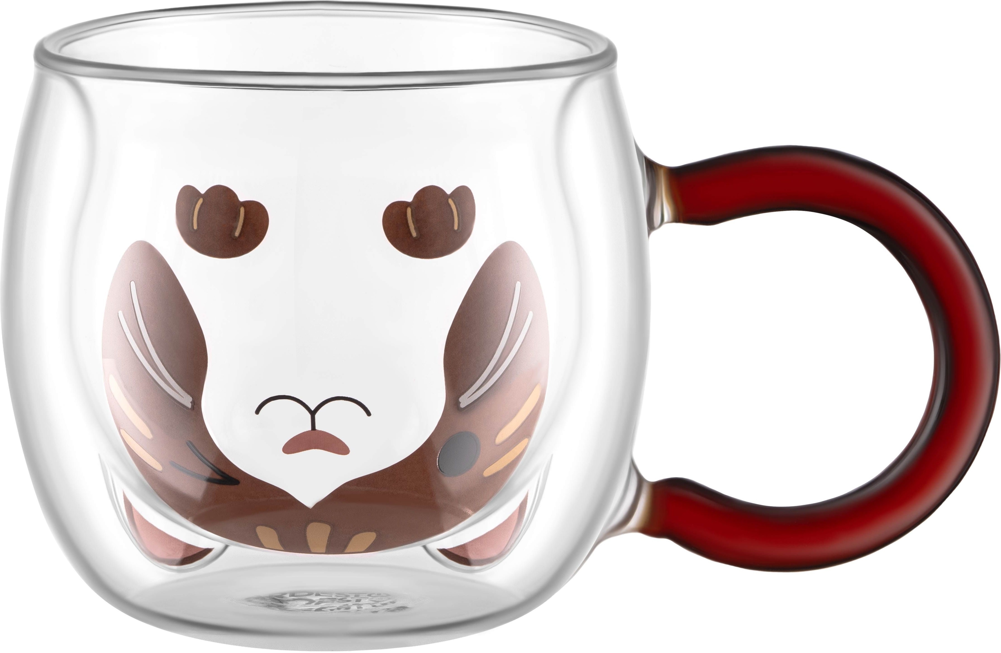 Набір чашок з подвійними стінками Ardesto Animals 280мл, 2шт (AR2628BC)фото2