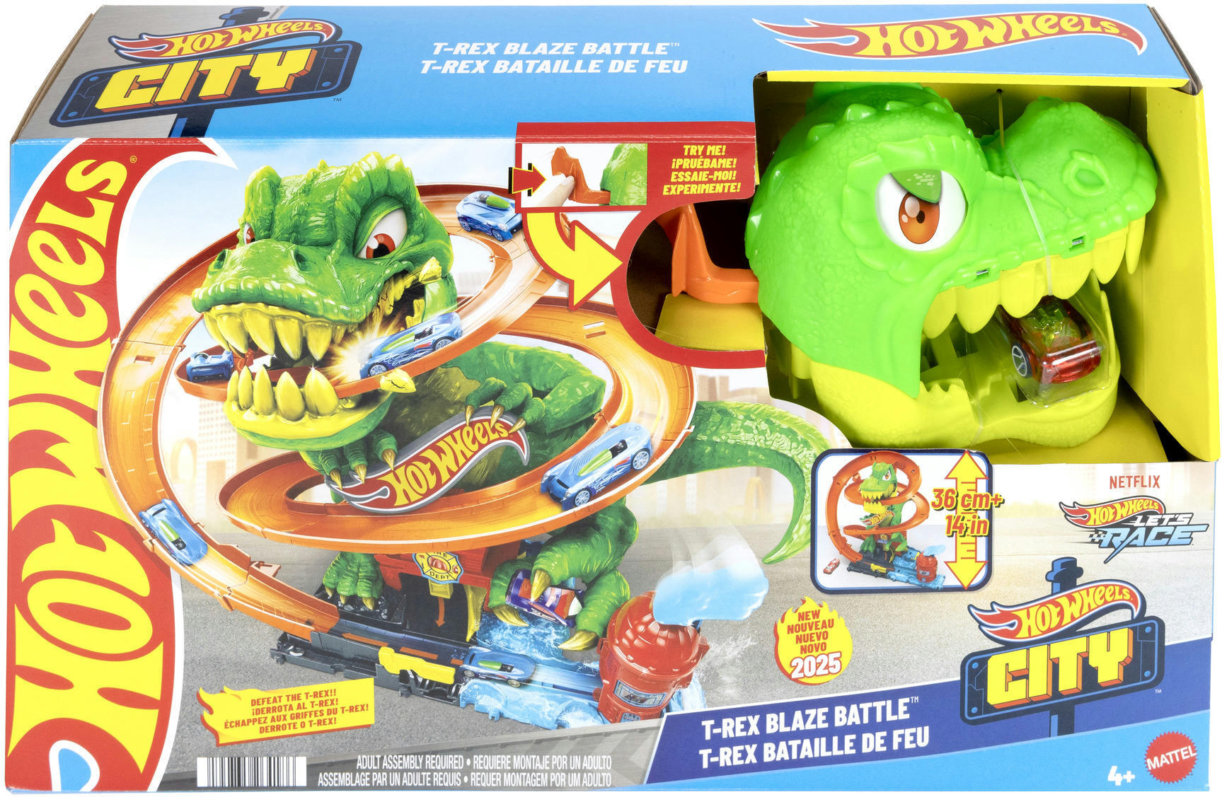 Ігровий набір Hot Wheels "Атака вогняного Ті-Рексу" (JBM73)фото4