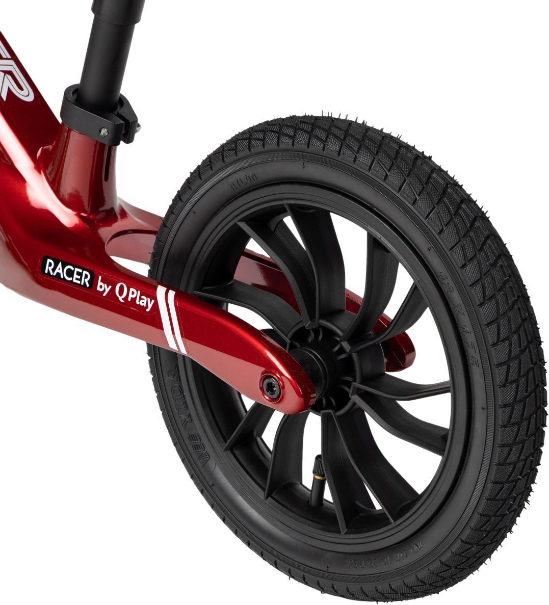Беговел QPLAY RACER с надувными колесами красно-белый (B-300RedWhite) фото 6