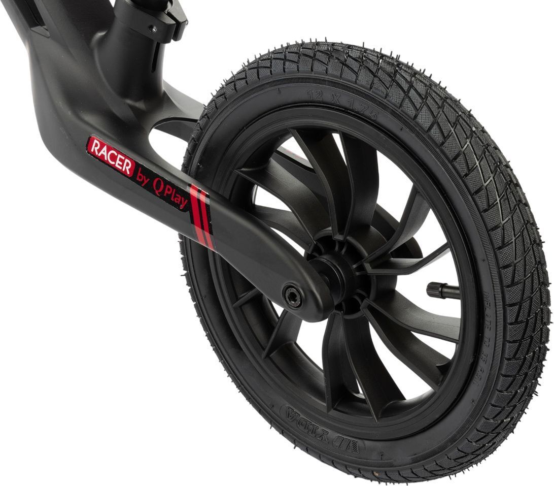 Беговел QPLAY RACER с надувными колесами красно-черный (B-300BlackRed) фото 5