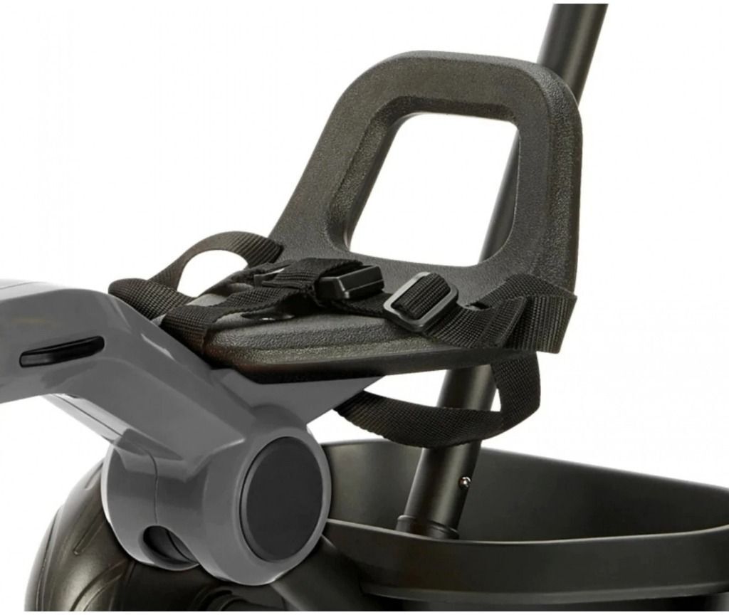 Велосипед трехколесный QPLAY Ant+ с родительской ручкой складной темно-серый (T190-2Ant+Grey) фото 4