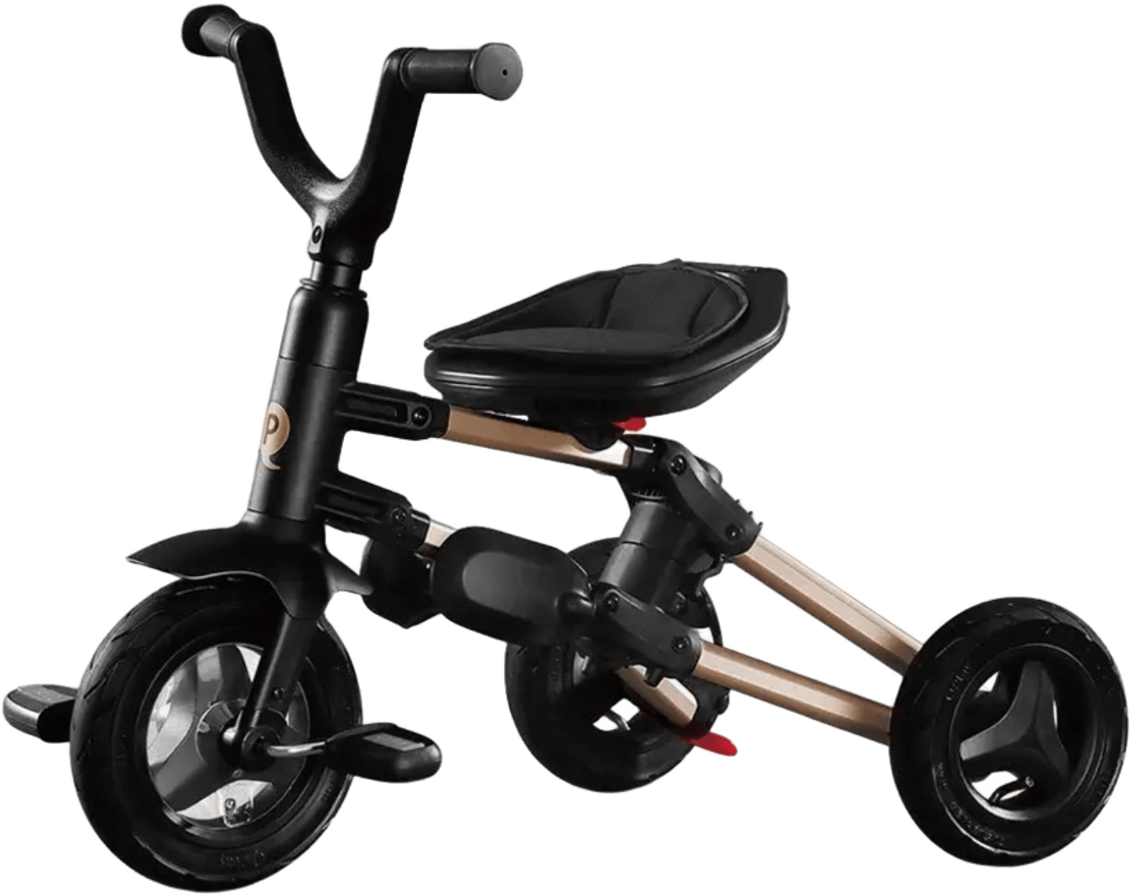 Велосипед складной трехколесный детский QPLAY Nova+ Rubber (S700-13Nova+RubberGold) фото 3