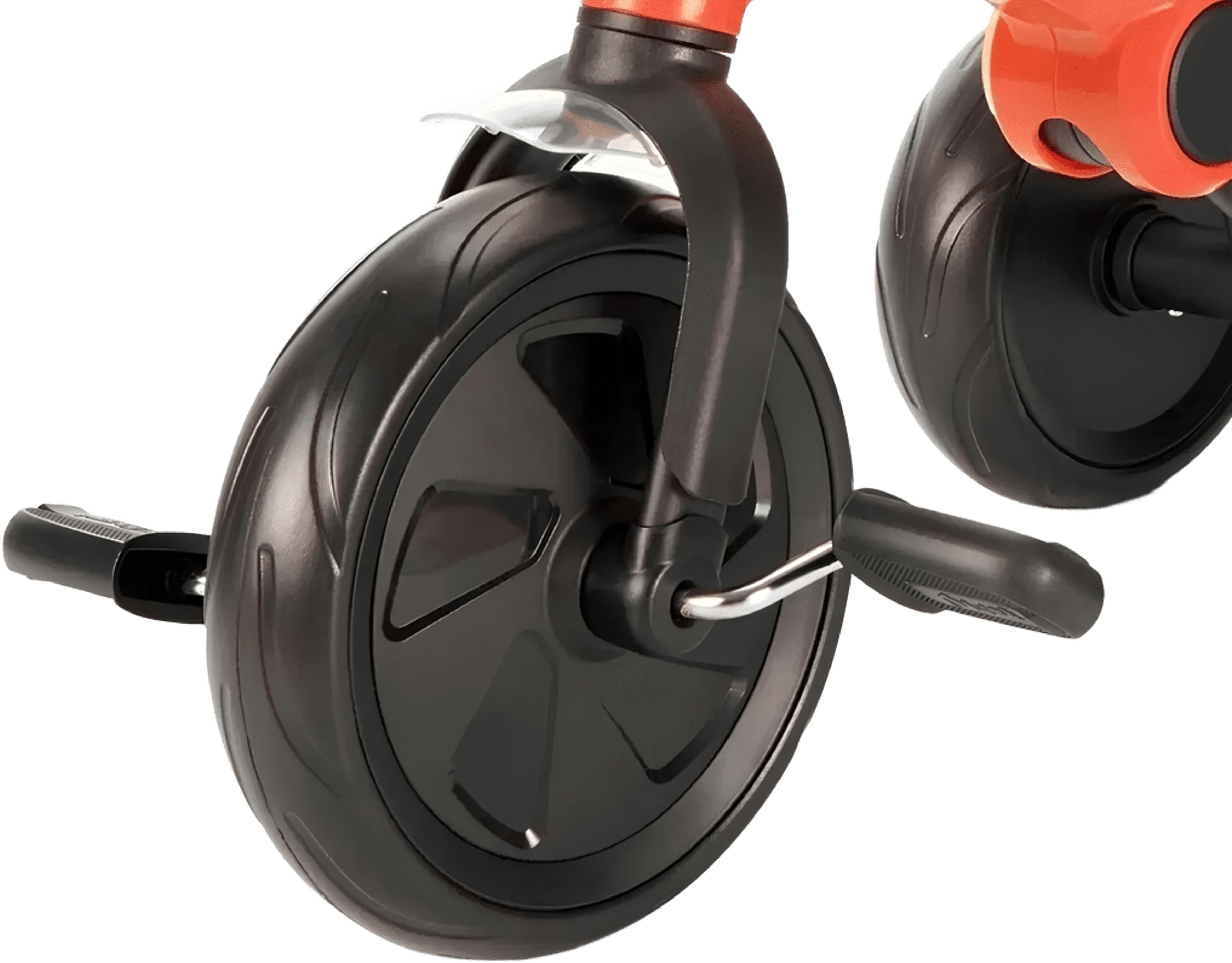 Велосипед трехколесный QPLAY Ant+ с родительской ручкой складной красный (T190-8Red) фото 5