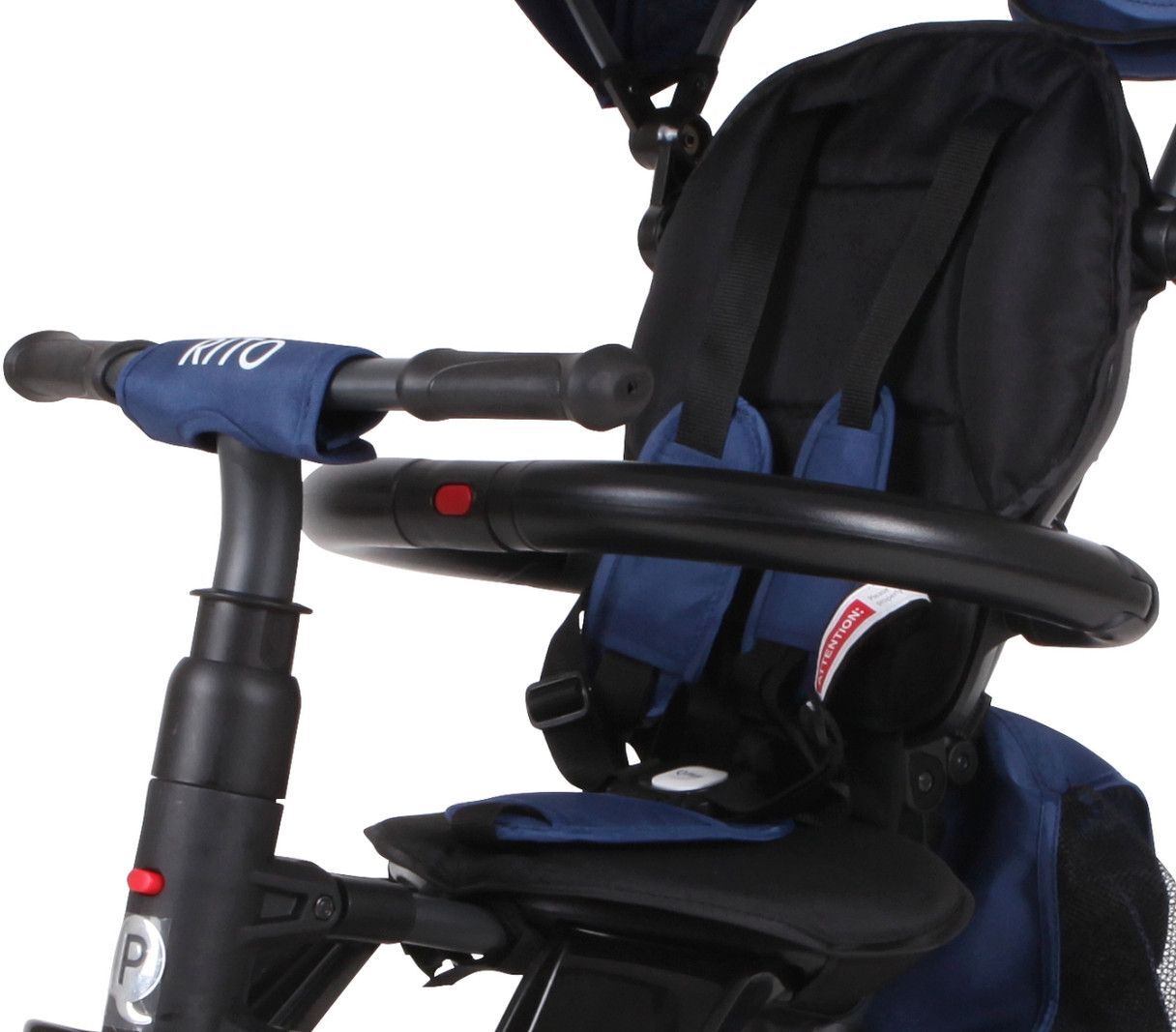 Велосипед трехколесный QPLAY Rito Rubber складной синий (S380-10BlueRubber) фото 3