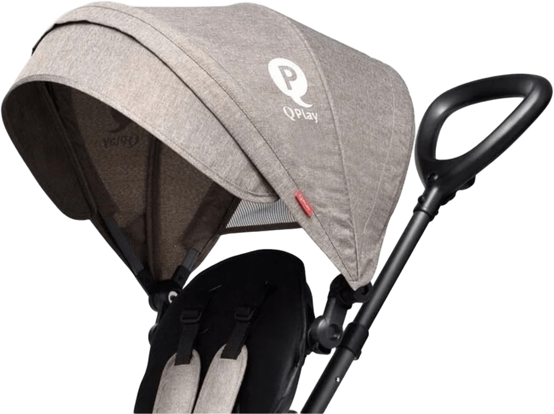 Велосипед трехколесный QPLAY Rito Rubber складной, серый (S380-10GreyRubber) фото 3