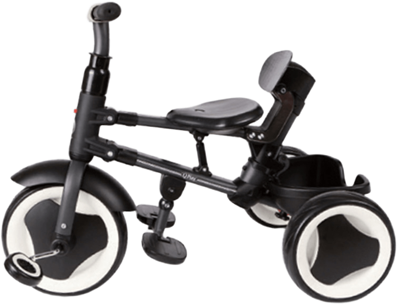 Велосипед трехколесный QPLAY Rito+ EVA складной черный (S380-8Black) фото 2
