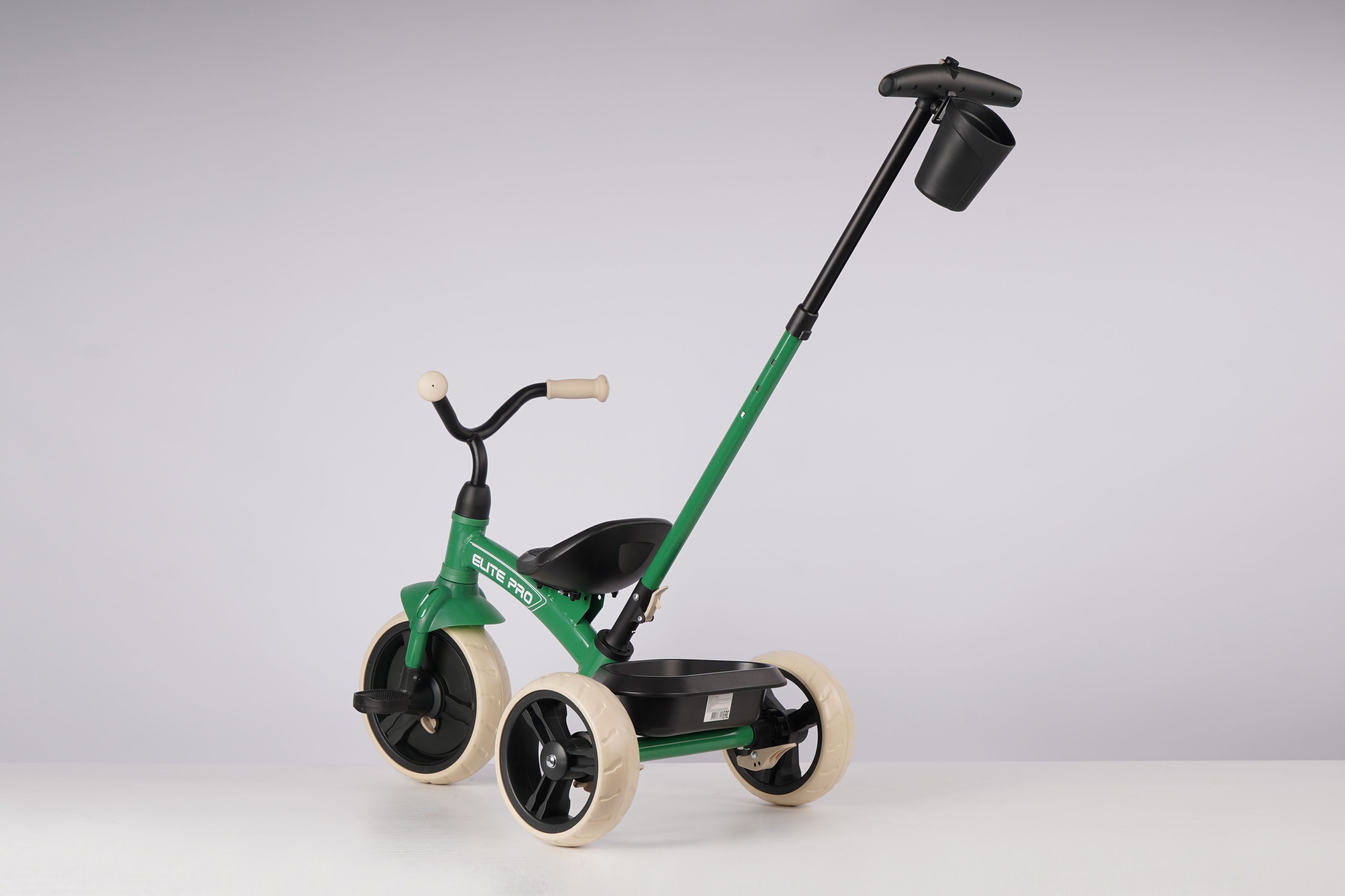 Велосипед трехколесный QPLAY Elite Pro зеленый (T180-BEliteProGreen) фото 8