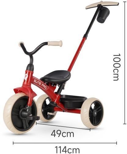 Велосипед трехколесный QPLAY Elite Pro зеленый (T180-BEliteProGreen) фото 10