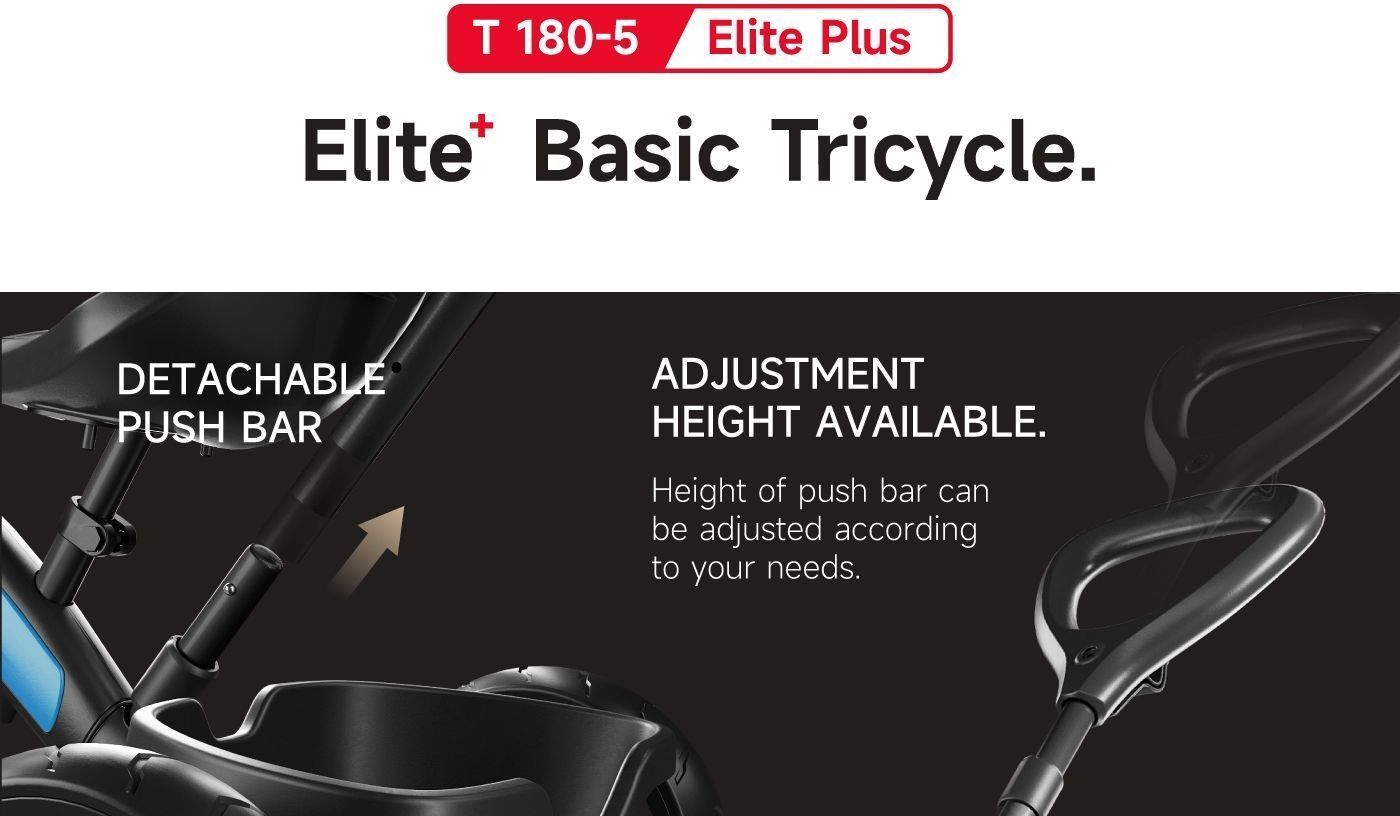 Велосипед трехколесный QPLAY Elite+ розовый (T180-5Elite+Pink) фото 5