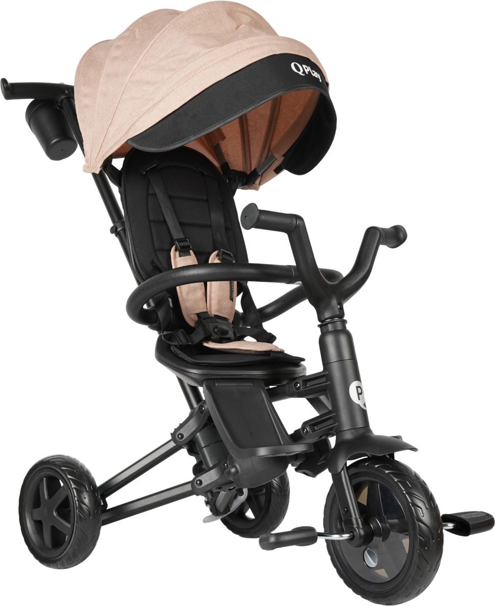 Велосипед трехколесный QPLAY Nova Niello складной бежевый (S700-12Nova+EvaBeige) фото 2