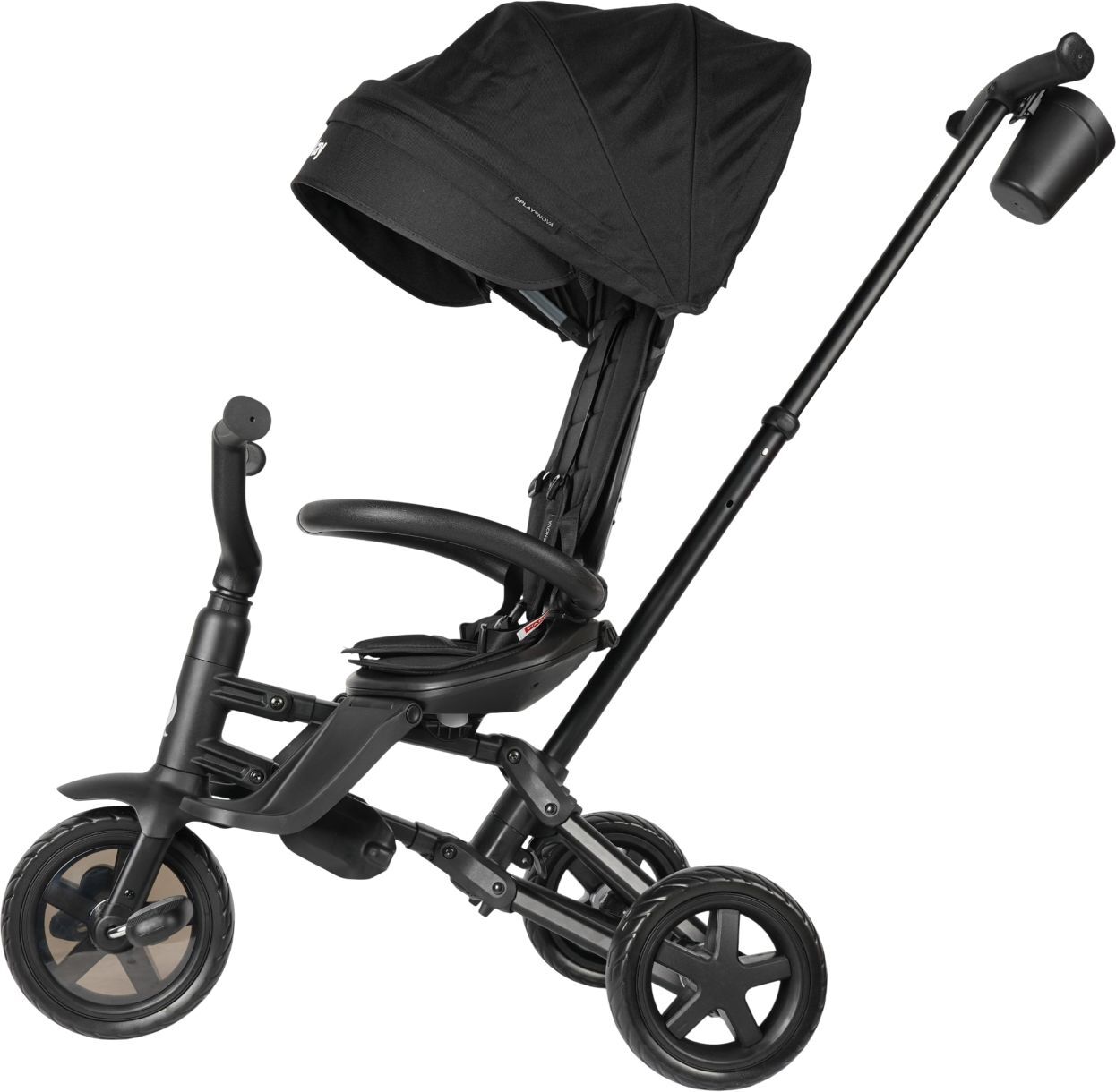 Велосипед триколісний QPLAY Nova Niello складаний чорний (S700-6NovaNielloBlack)фото3
