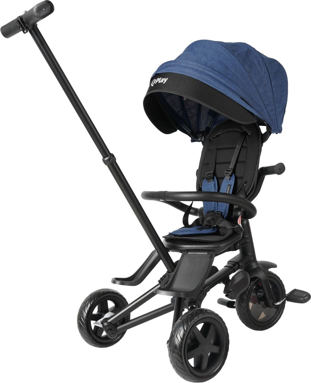 Велосипед трехколесный QPLAY Nova Niello складной синий (S700-12Nova+EvaBlue) фото 3