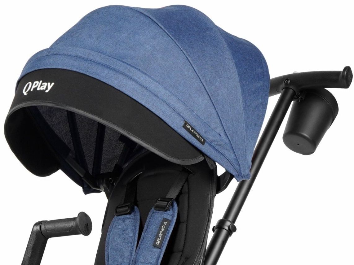 Велосипед трехколесный QPLAY Nova Niello складной синий (S700-12Nova+EvaBlue) фото 12