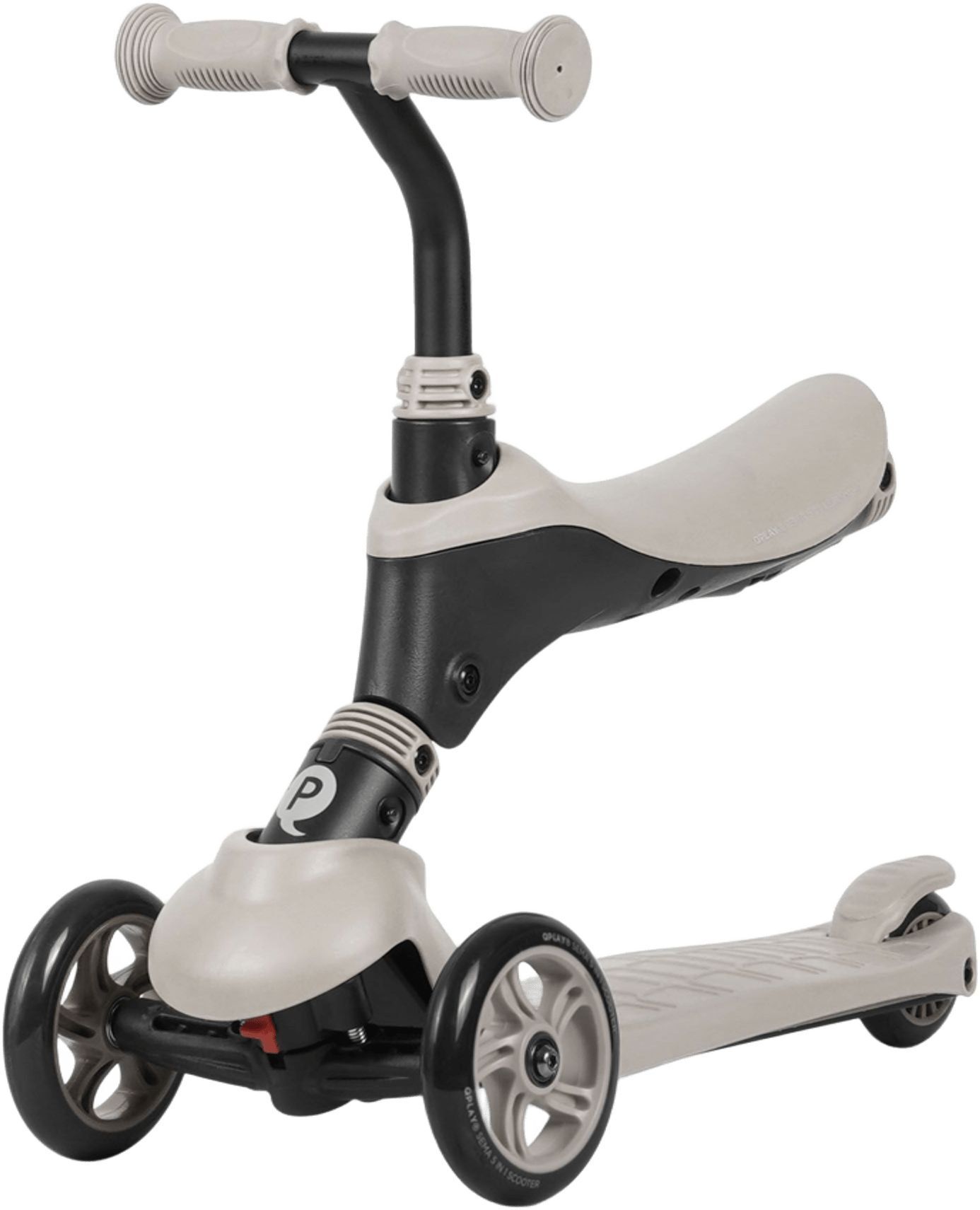 Самокат QPLAY Sema 5-в-1 трехколесный бежевый (ST-004SemaBeige) фото 3