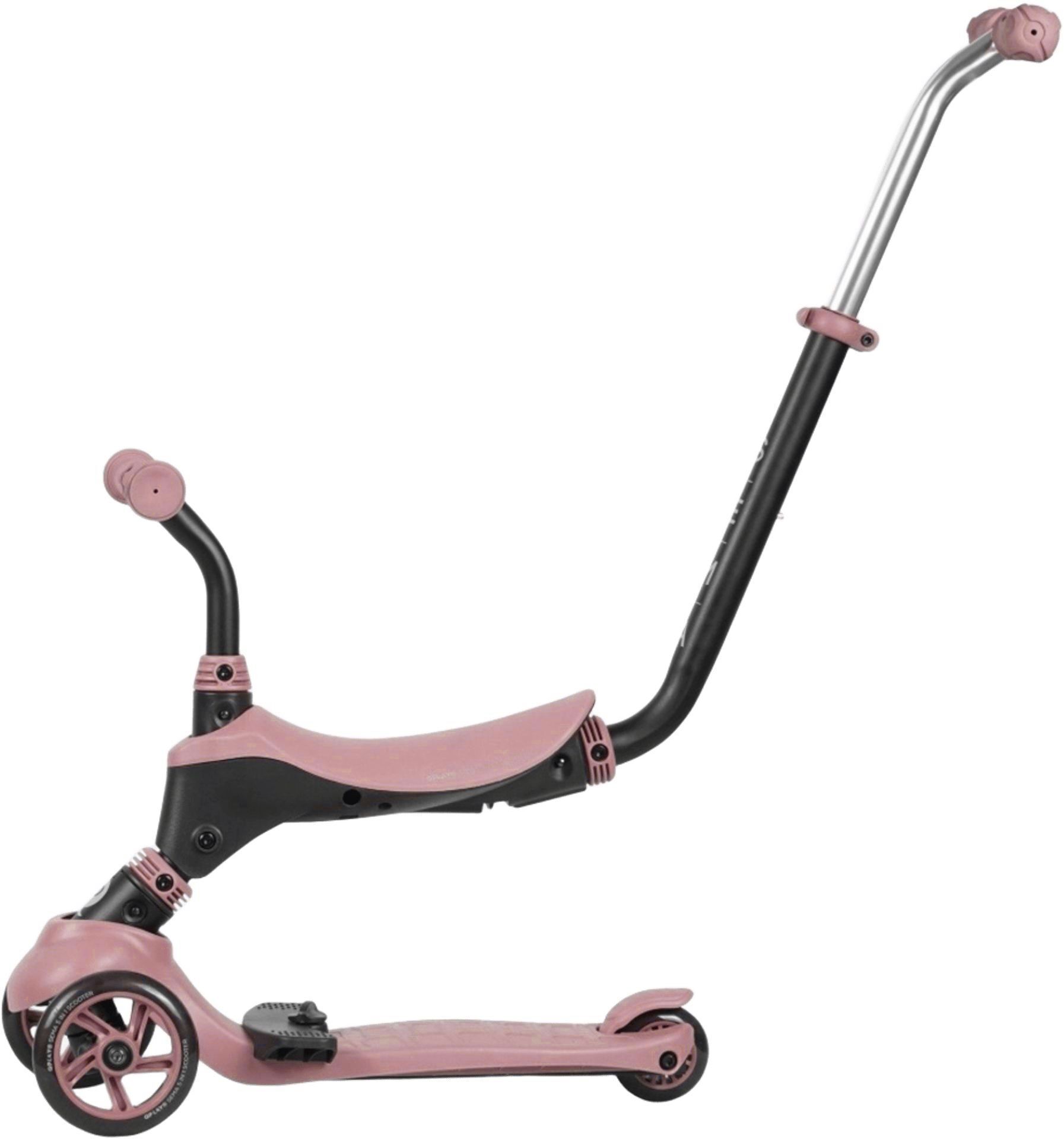 Самокат QPLAY Sema 5-в-1 триколісний рожевий (ST-004SemaPink)фото4