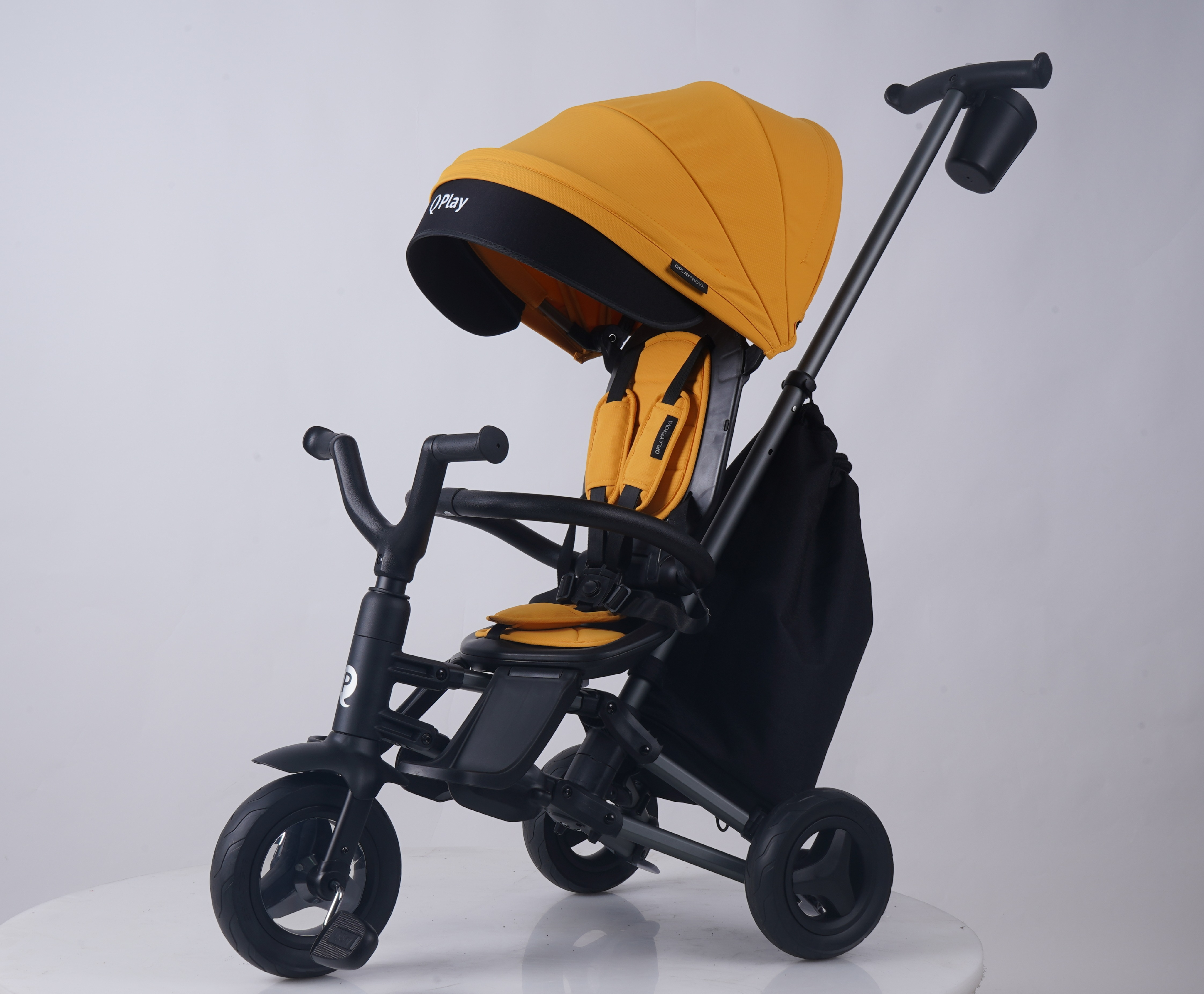 Велосипед складной трехколесный детский Nova+ Rubber Desert Yellow (S700-13Nova+DesertYellow) фото 3