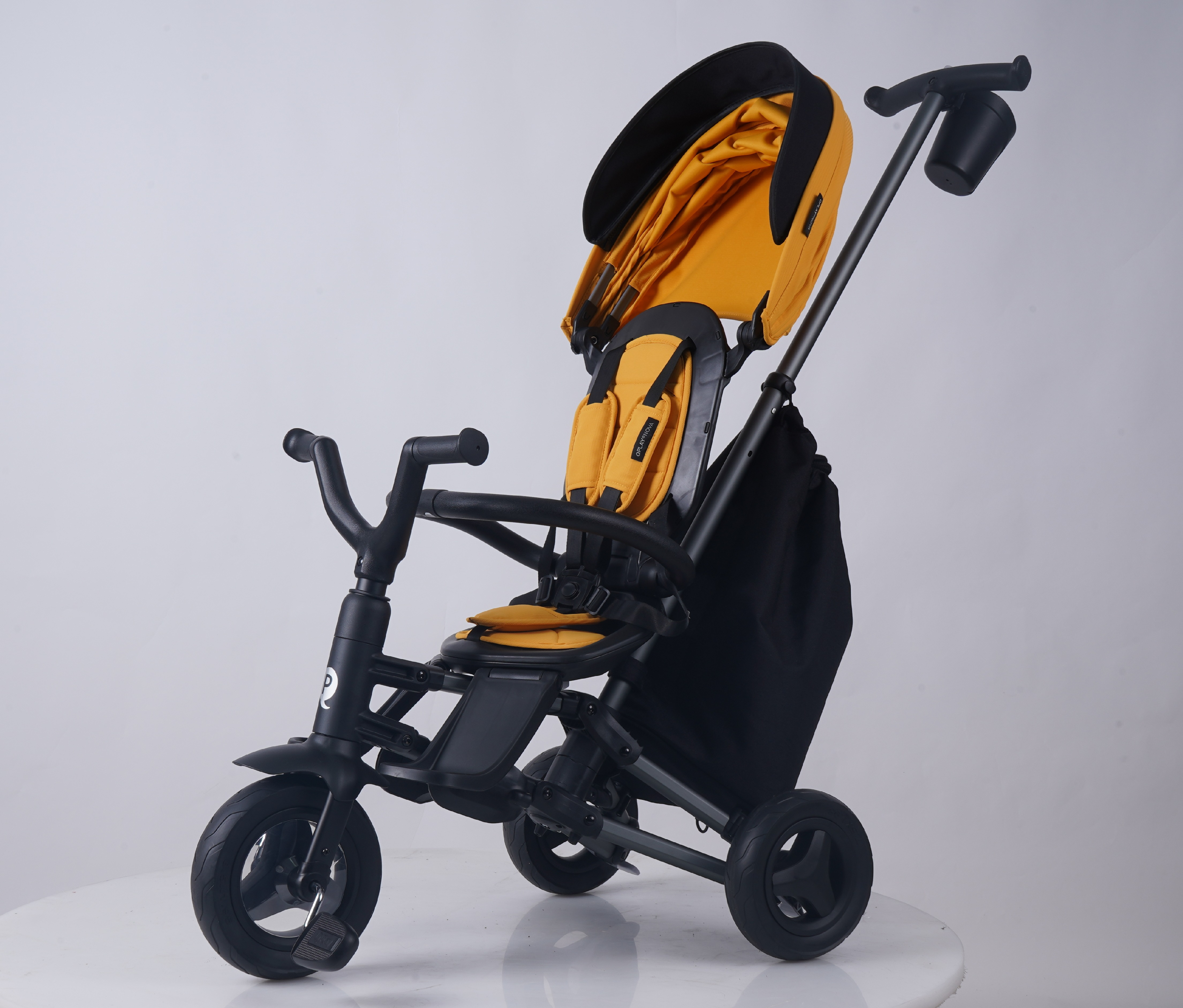 Велосипед складной трехколесный детский Nova+ Rubber Desert Yellow (S700-13Nova+DesertYellow) фото 4