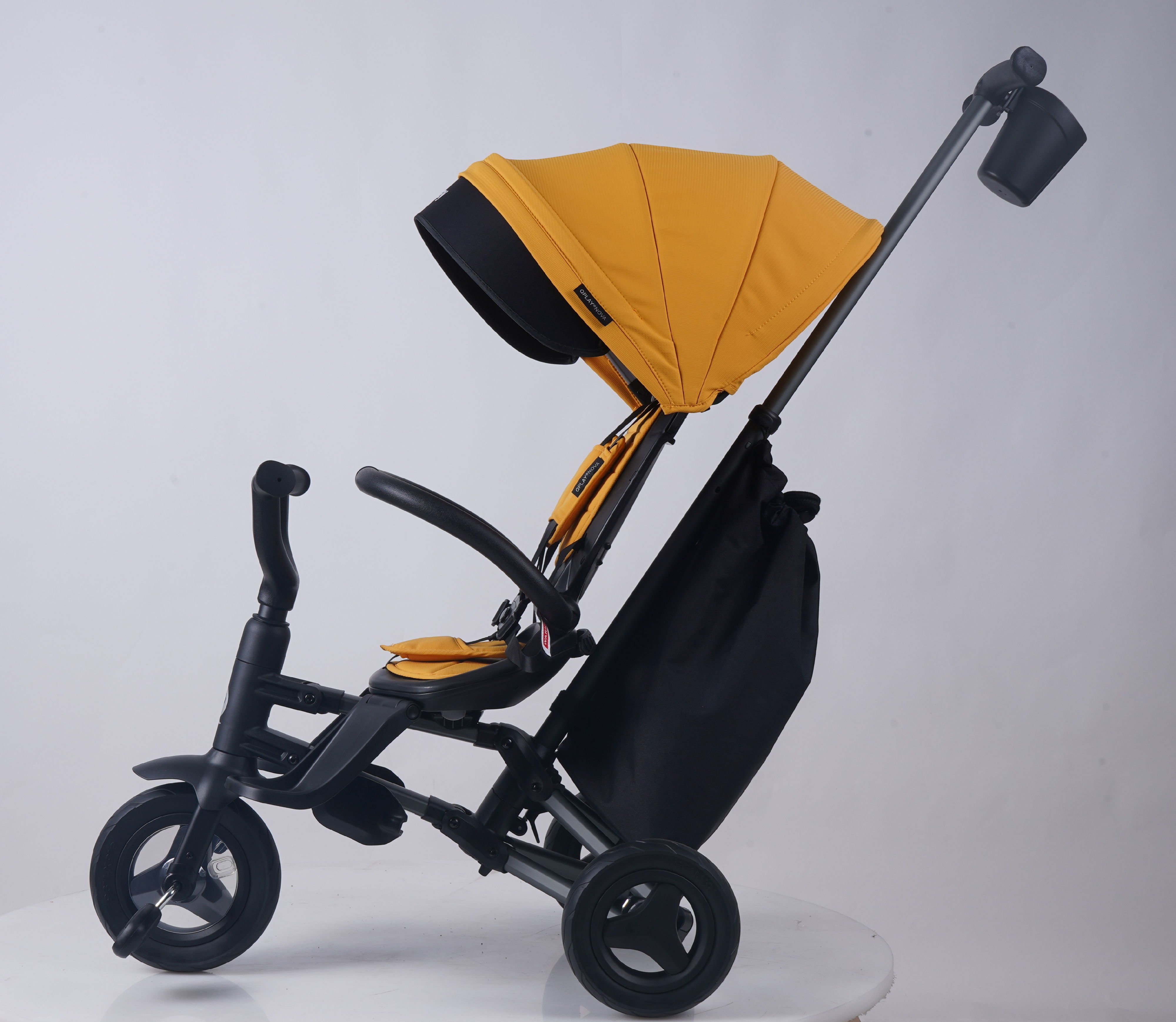 Велосипед складной трехколесный детский Nova+ Rubber Desert Yellow (S700-13Nova+DesertYellow) фото 5