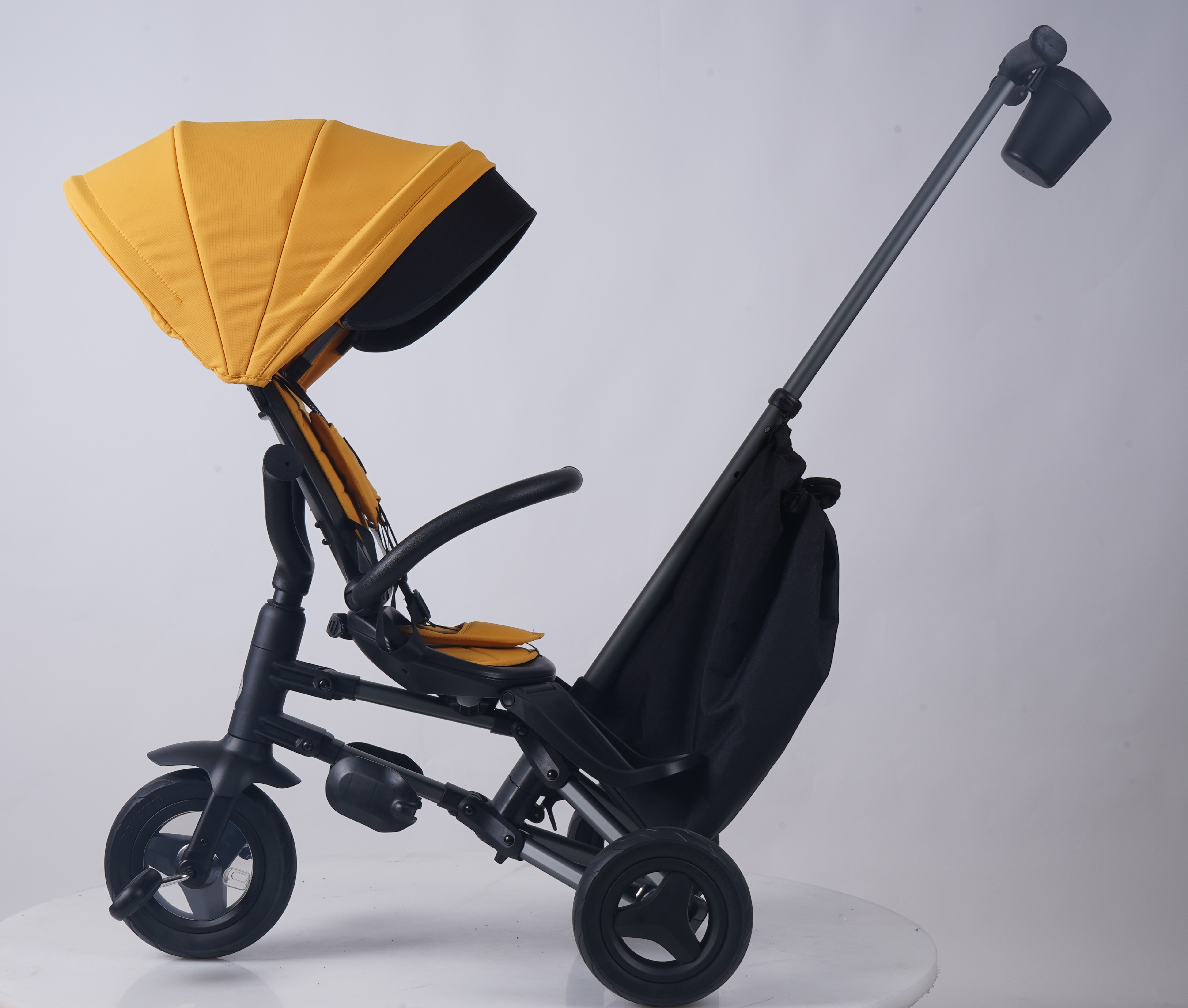 Велосипед складной трехколесный детский Nova+ Rubber Desert Yellow (S700-13Nova+DesertYellow) фото 6