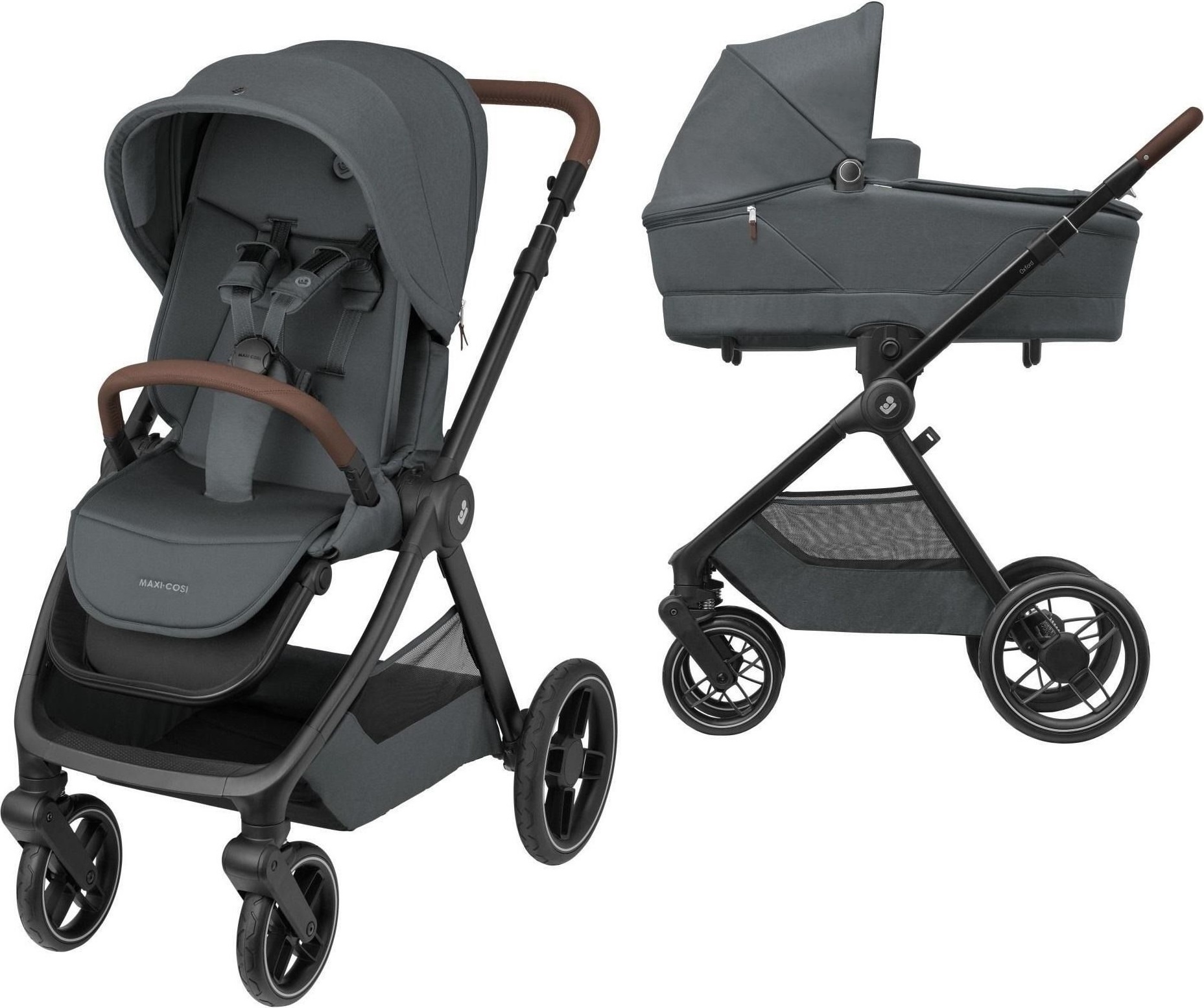 Коляска універсальна Maxi-Cosi Oxford+ Twillic Graphite (1978204110)фото3