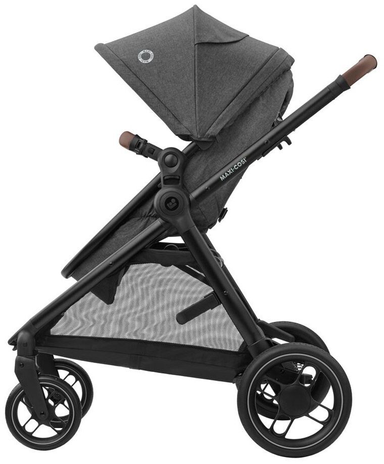 Коляска Maxi-Cosi Zelia S Trio Dark Grey + CabrioFix S i-Size + сумка (1996551110)фото