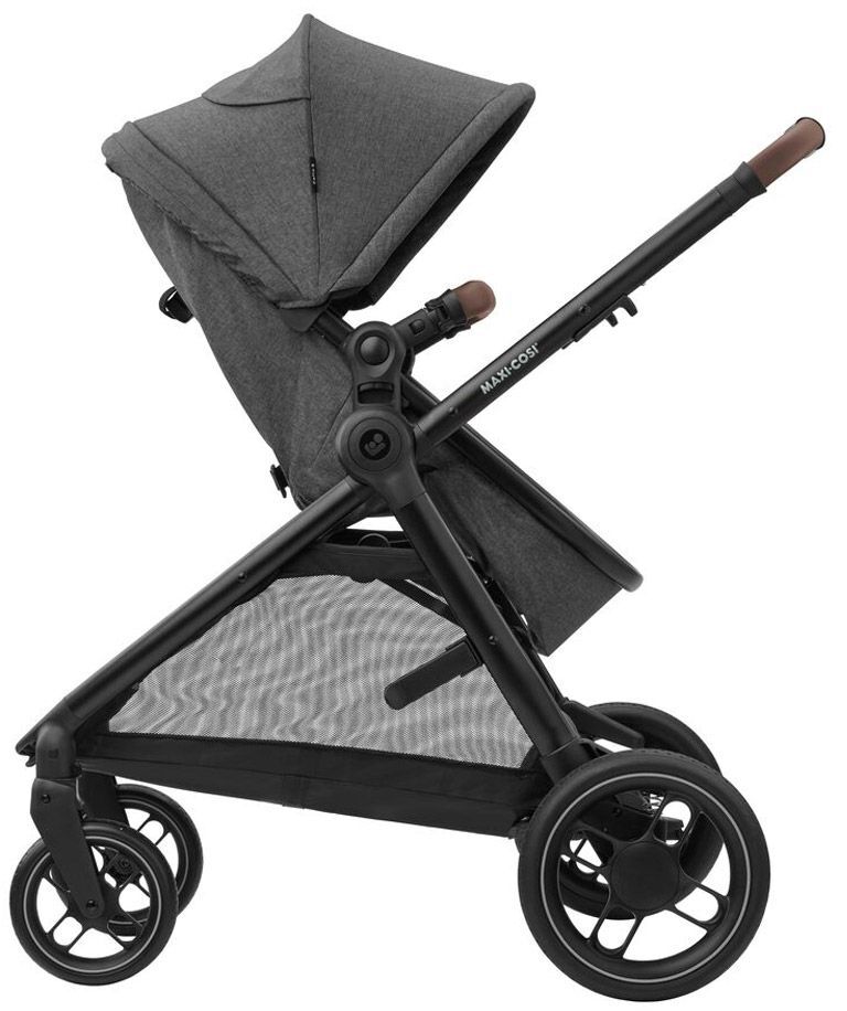 Коляска Maxi-Cosi Zelia S Trio Dark Grey + CabrioFix S i-Size + сумка (1996551110)фото