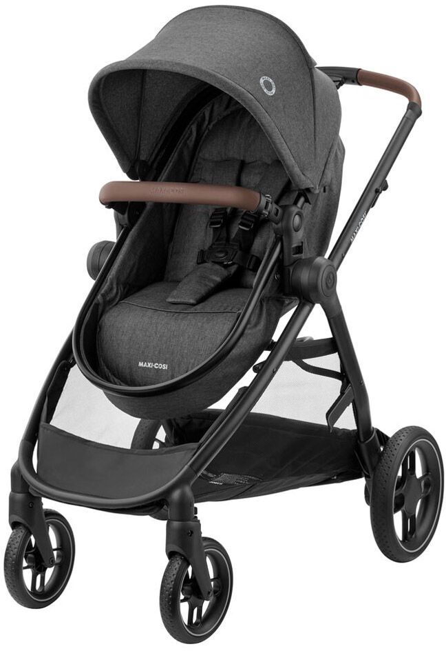Коляска Maxi-Cosi Zelia S Trio Dark Grey + CabrioFix S i-Size + сумка (1996551110)фото