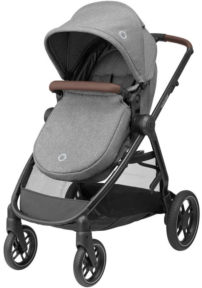 Коляска Maxi-Cosi Zelia S Trio Grey + CabrioFix S i-Size + сумка (1996911110)фото