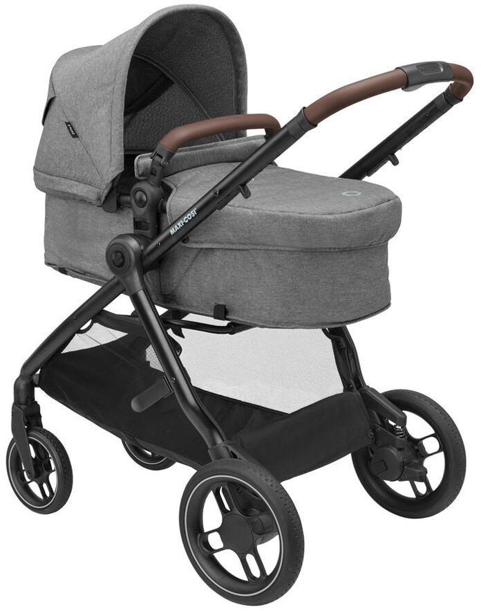 Коляска Maxi-Cosi Zelia S Trio Grey + CabrioFix S i-Size + сумка (1996911110)фото