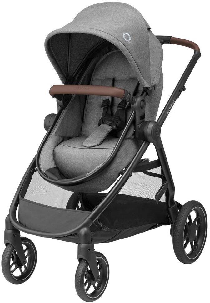 Коляска Maxi-Cosi Zelia S Trio Grey + CabrioFix S i-Size + сумка (1996911110)фото