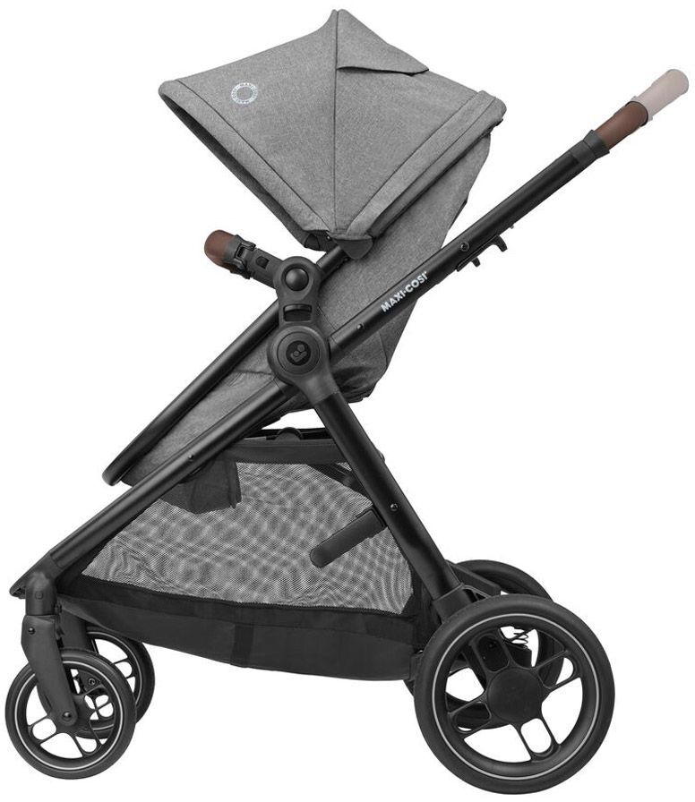 Коляска Maxi-Cosi Zelia S Trio Grey + CabrioFix S i-Size + сумка (1996911110)фото