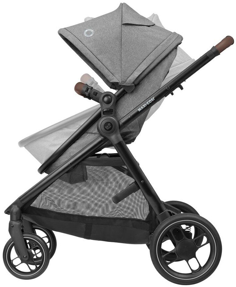 Коляска Maxi-Cosi Zelia S Trio Grey + CabrioFix S i-Size + сумка (1996911110)фото