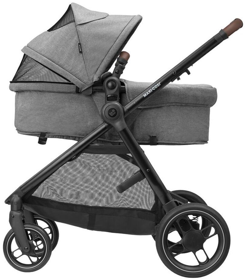 Коляска Maxi-Cosi Zelia S Trio Grey + CabrioFix S i-Size + сумка (1996911110)фото