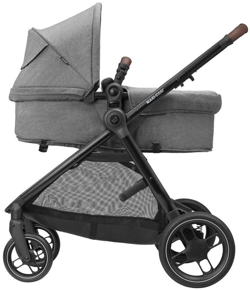 Коляска Maxi-Cosi Zelia S Trio Grey + CabrioFix S i-Size + сумка (1996911110)фото