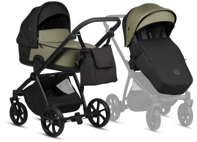 Коляска універсальна Tutis Mio3 plus Leather Olive (1502025)фото6