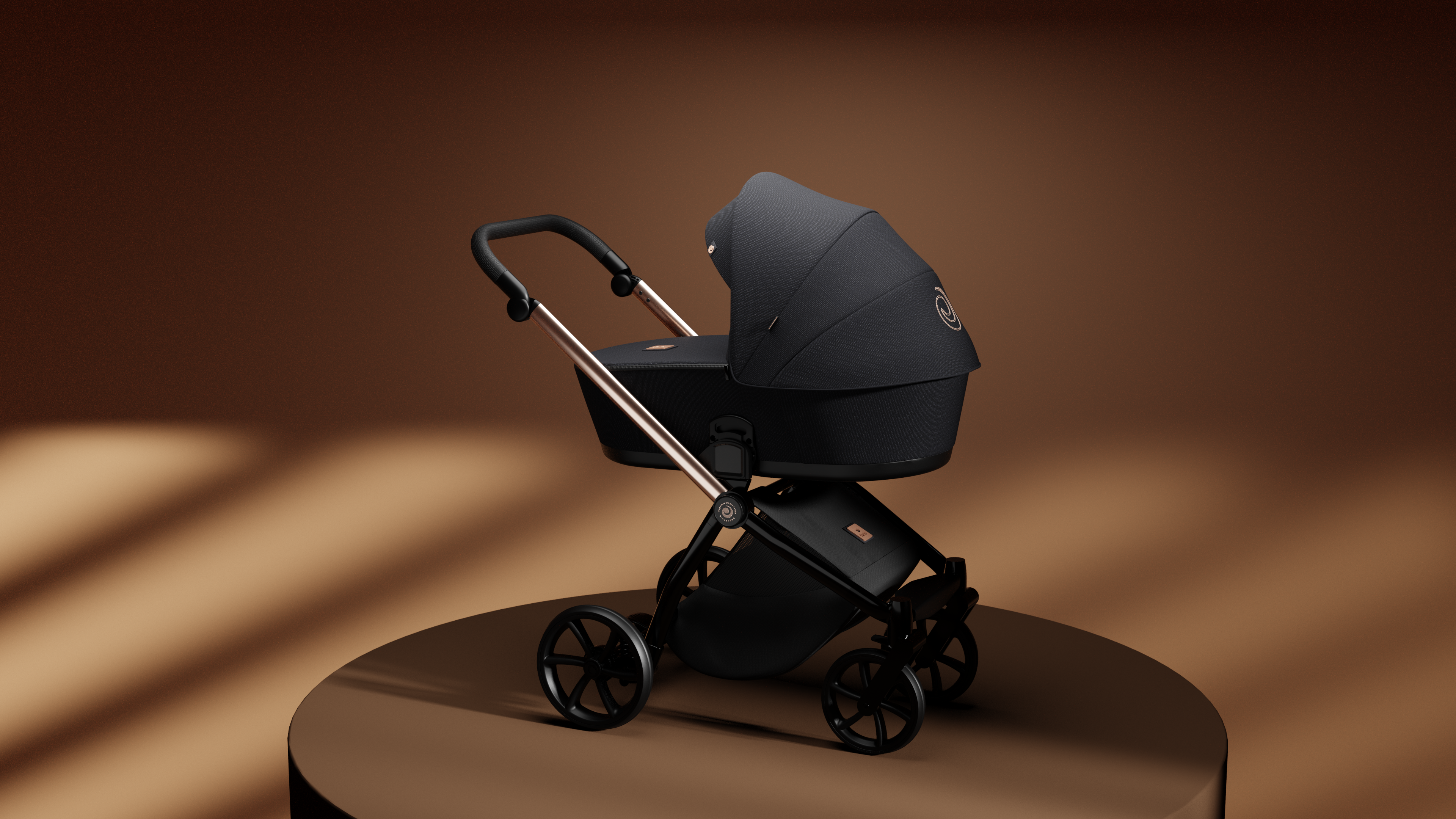 Коляска універсальна Tutis Mio3 plus Black Edition Rose Gold (1502292)фото10