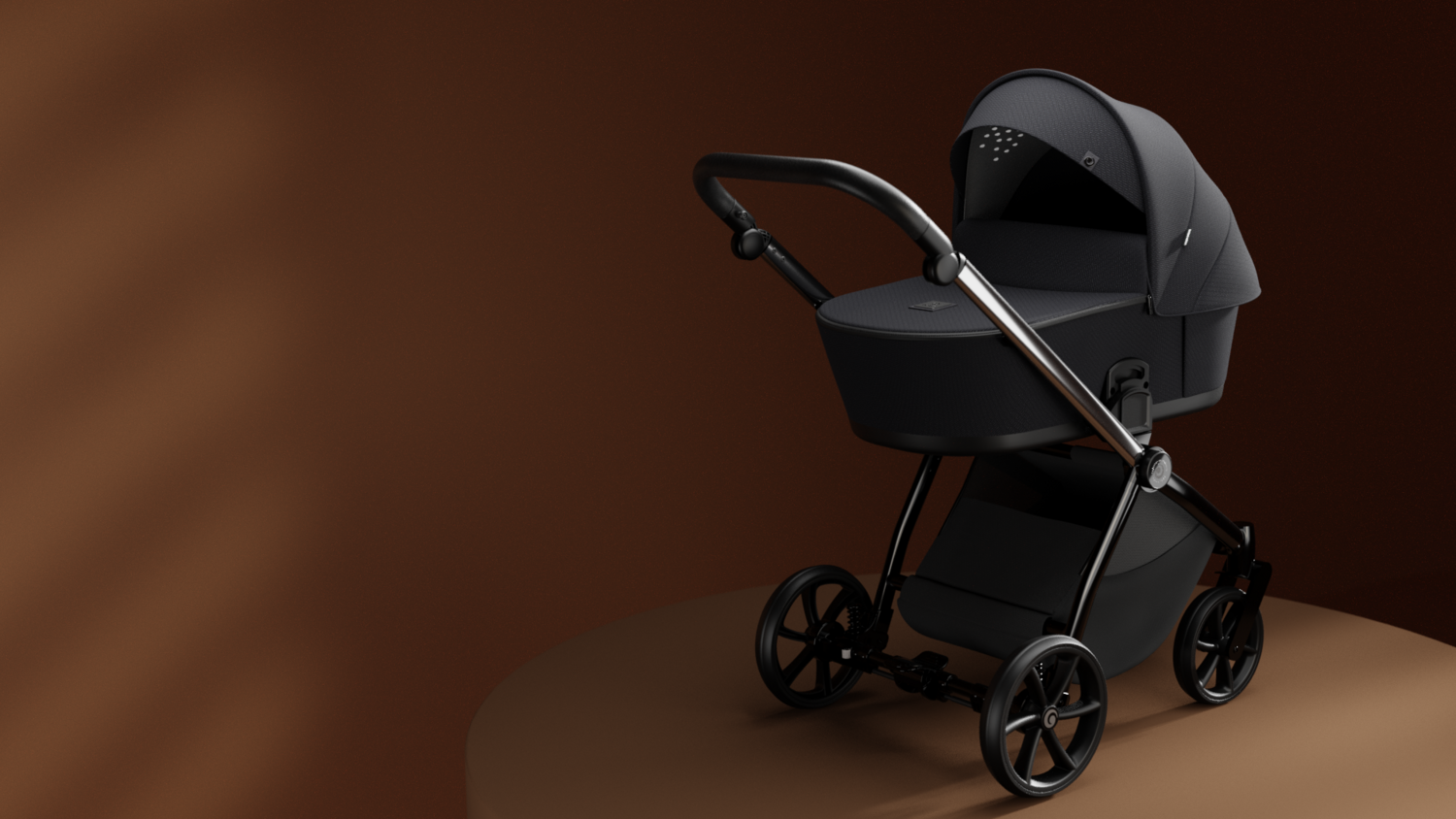 Коляска універсальна Tutis Mio3 plus Black Edition Rose Gold (1502292)фото