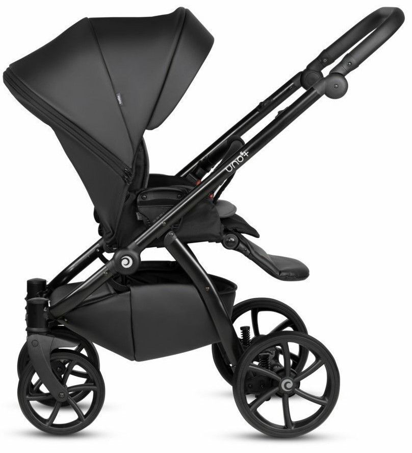 Коляска універсальна Tutis Uno5 plus Leather Collection Jet Black (1402699)фото4