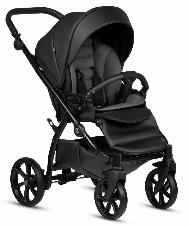 Коляска універсальна Tutis Uno5 plus Leather Collection Jet Black (1402699)фото3