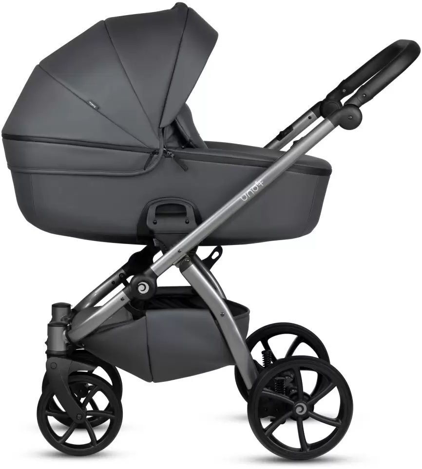 Коляска универсальная Tutis Uno5 plus Leather Collection Licorice (1402166) фото 5