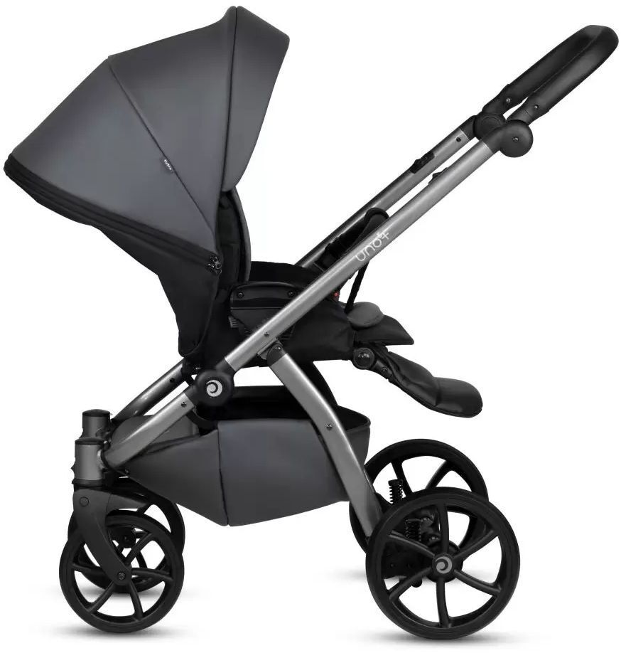 Коляска универсальная Tutis Uno5 plus Leather Collection Licorice (1402166) фото 4